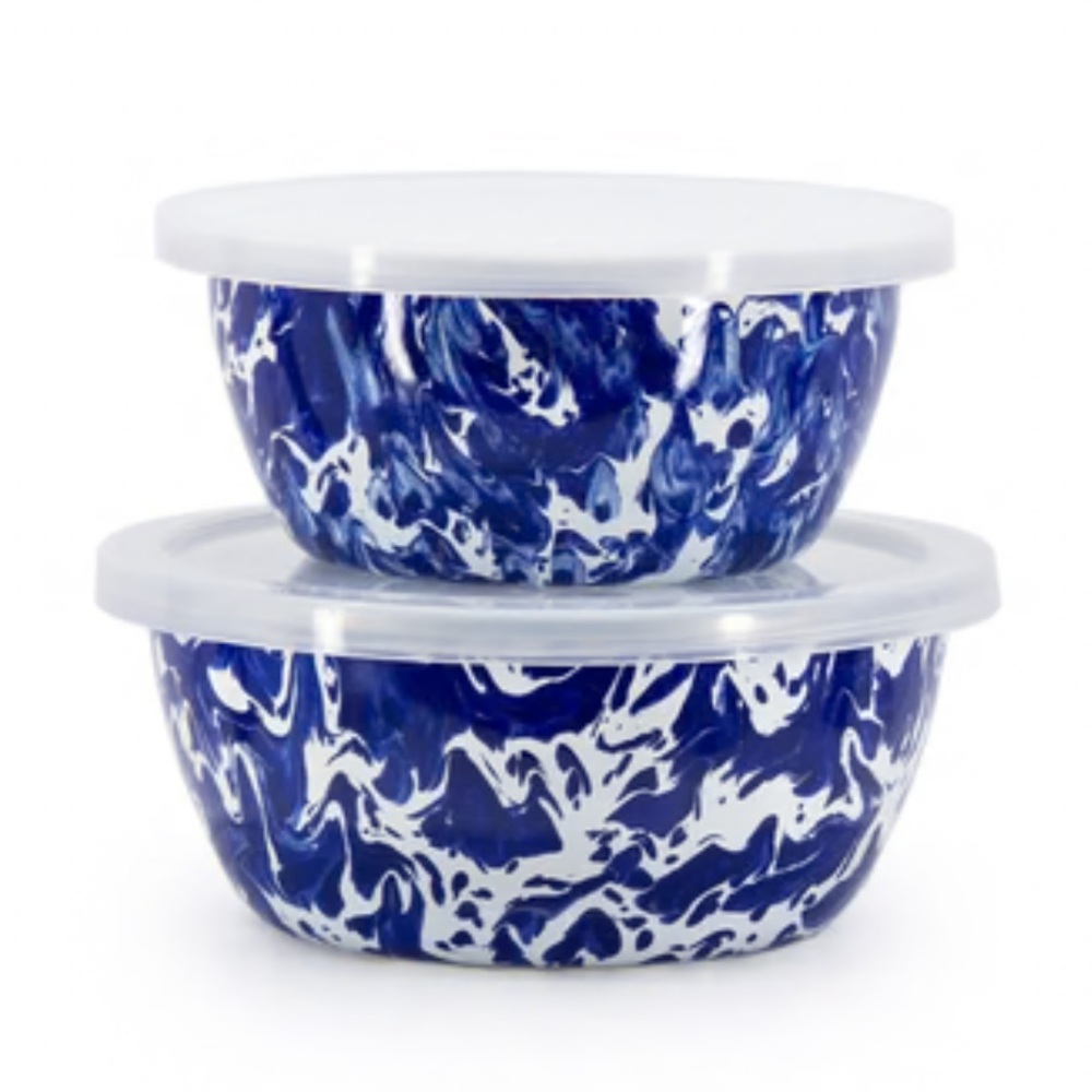 Golden Rabbit Prep Bowls with Lids